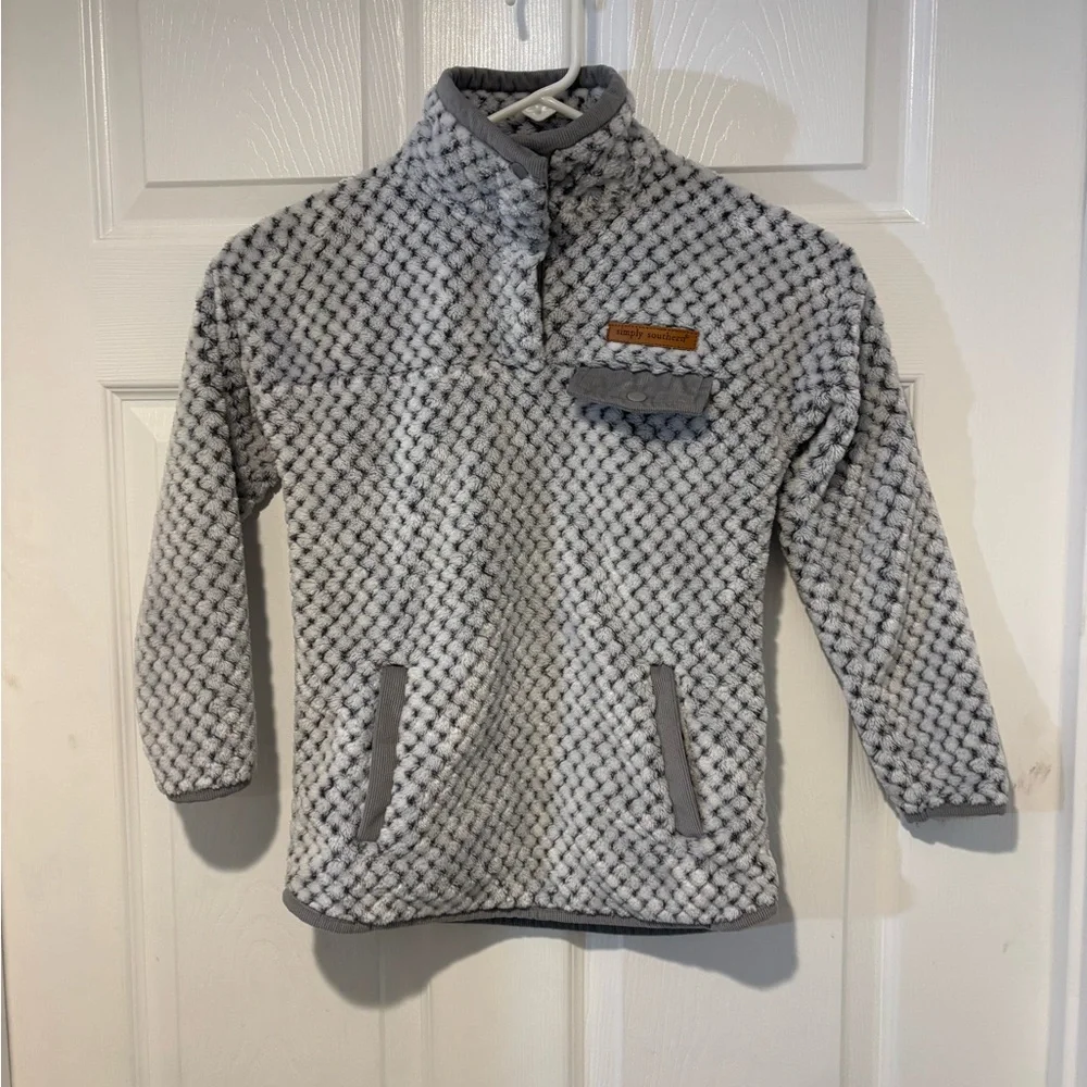 SIMPLY SOUTHERN Girl’s Pullover Sherpa Fleece Jacket